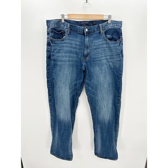 Lucky Brand Medium Wash 181 Relaxed Straight Denim Jeans Cotton  Men Size 40x32 - Picture 1 of 8